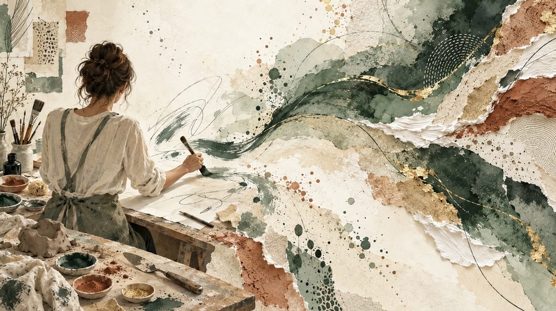 Parcours arts plastiques — pratique guidée des matières et des gestes